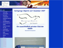 Tablet Screenshot of dartgarage-olpenitz.de